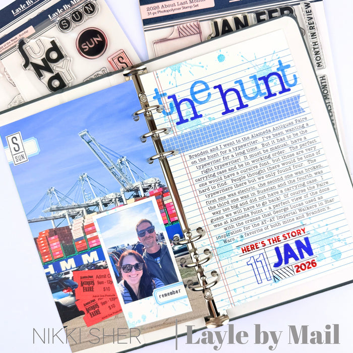 Layle By Mail | Tabs & Labels - 4x4 Stamp Set