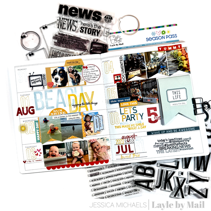 Layle By Mail | Tabs & Labels - 4x4 Stamp Set