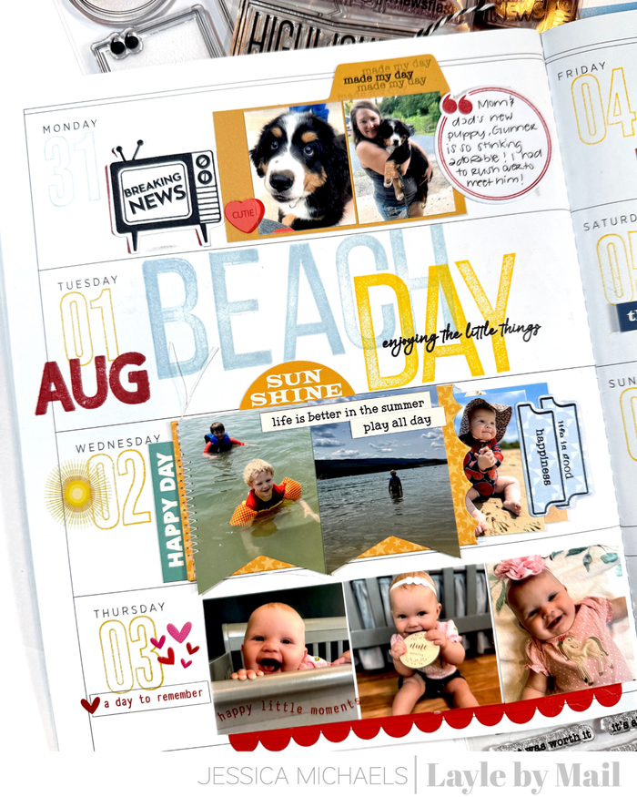 Layle By Mail | Tabs & Labels - 4x4 Stamp Set