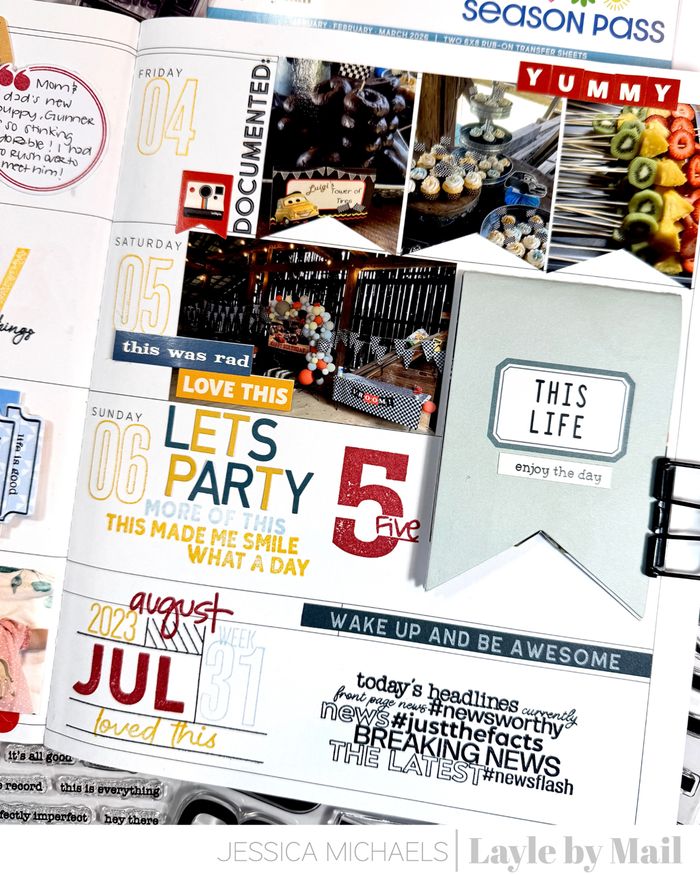 Layle By Mail | Tabs & Labels - 4x4 Stamp Set