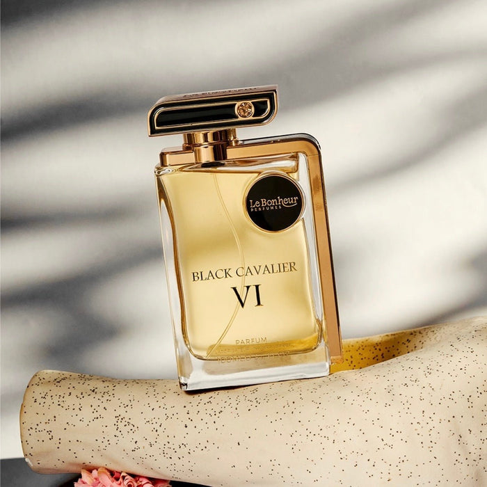 Le Bonheur Black Cavalier VI 100ml لو بونور بلاك كافاليير السادس - Princess Cosmetics Qatar