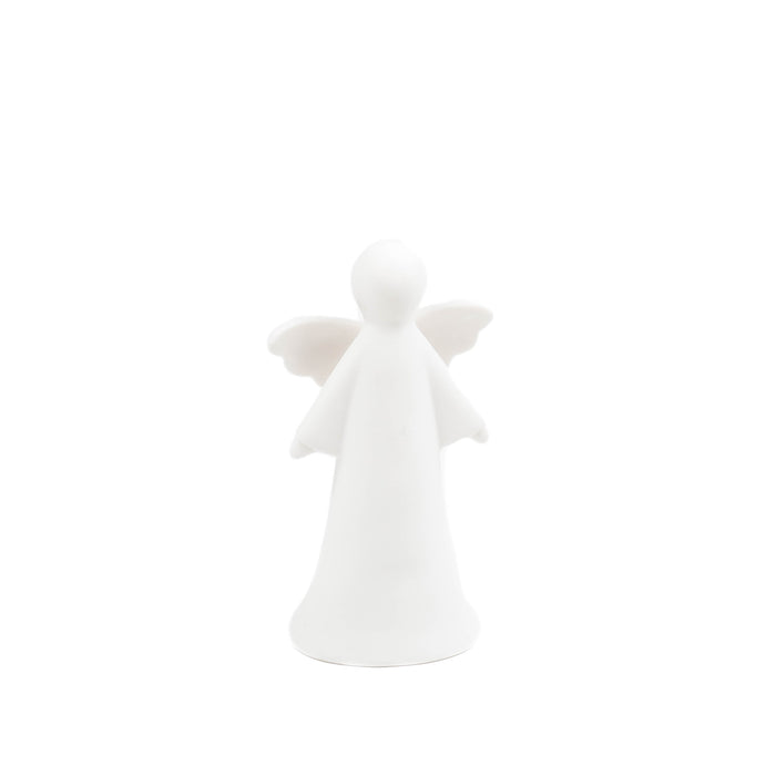 Led lamp - Engel - Keramiek - Wit - 7x5x13cm