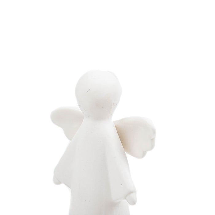 Led lamp - Engel - Keramiek - Wit - 7x5x13cm