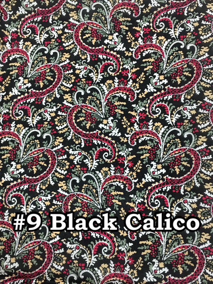 #9 Black Calico