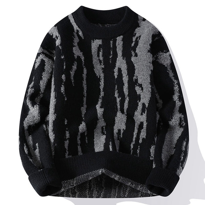 Loose And Lazy Knit Base Layer Thickened Warm Top
