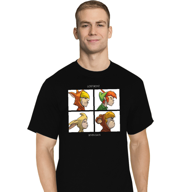 Daily_Deal_Shirts T-Shirts, Tall / Large / Black Lost Boyz