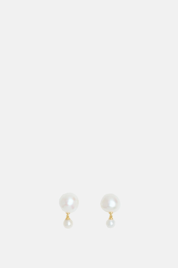Ragbag Lumora Small Stud Gold Earrings.
