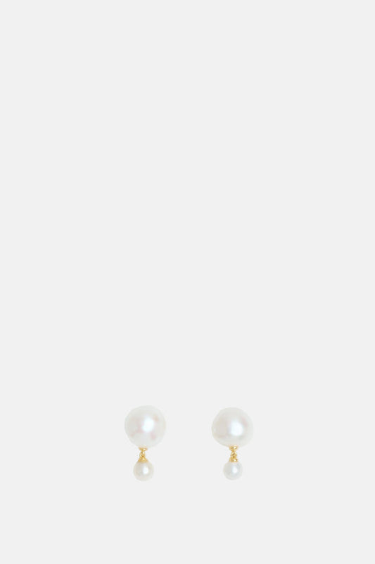 Ragbag Lumora Small Stud Gold Earrings.