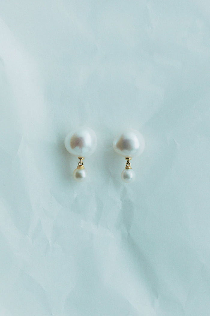 Lumora Small Stud Gold Earrings
