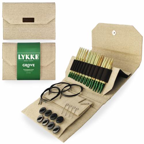 Lykke Grove Interchangeable Circular Knitting Needle Set