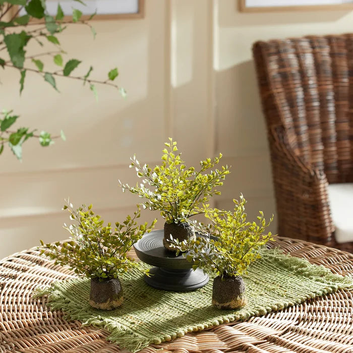 napa home and garden maiden hair drop in faux plant maidenhair