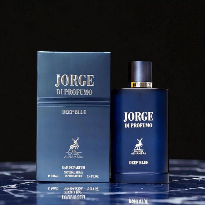Maison Alhambra Jorge Di Profumo Deep Blue 100ml ميزون الحمراء خورخي دي بروفومو ديب بلو - Princess Cosmetics Qatar