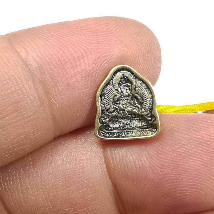 Mala Prayer Beads Pendant,Mini Vajrasattva Tsa Tsa Mold Pendant - Tibetan Buddhist mala beads, view 5