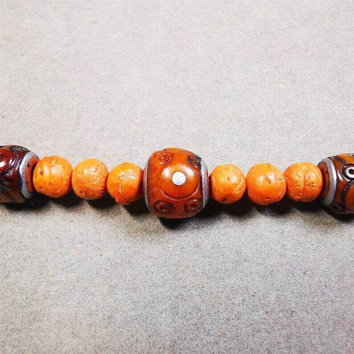 Mala Spacer Bead,Dice Marker Beads - Tibetan Buddhist mala beads, view 4