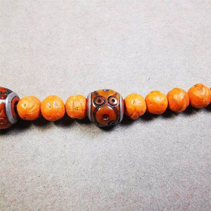 Mala Spacer Bead,Dice Marker Beads - Tibetan Buddhist mala beads, view 5