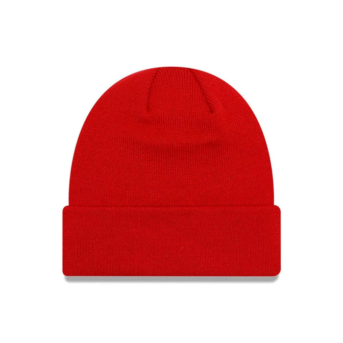 This is a Manchester United FC Red Cuff Knit Beanie Hat 2