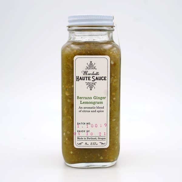 Marshall's Haute Sauce Serrano Ginger Lemongrass 8oz