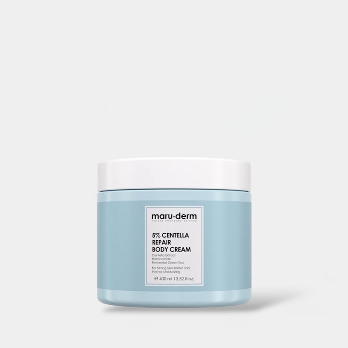 Maruderm 5% Centella Repair Body Cream 400ml. ماروديرم 5٪ كريم الجسم كينتيلا ريبير - Princess Cosmetics Qatar