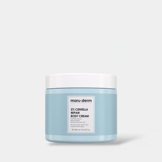 Maruderm 5% Centella Repair Body Cream 400ml. ماروديرم 5٪ كريم الجسم كينتيلا ريبير - Princess Cosmetics Qatar