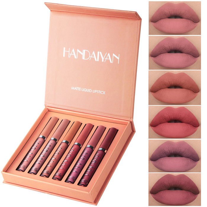 Matte Liquid Lipstick Set – 6 Shades