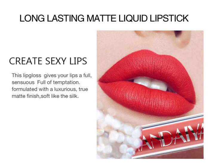Matte Liquid Lipstick Set – 6 Shades