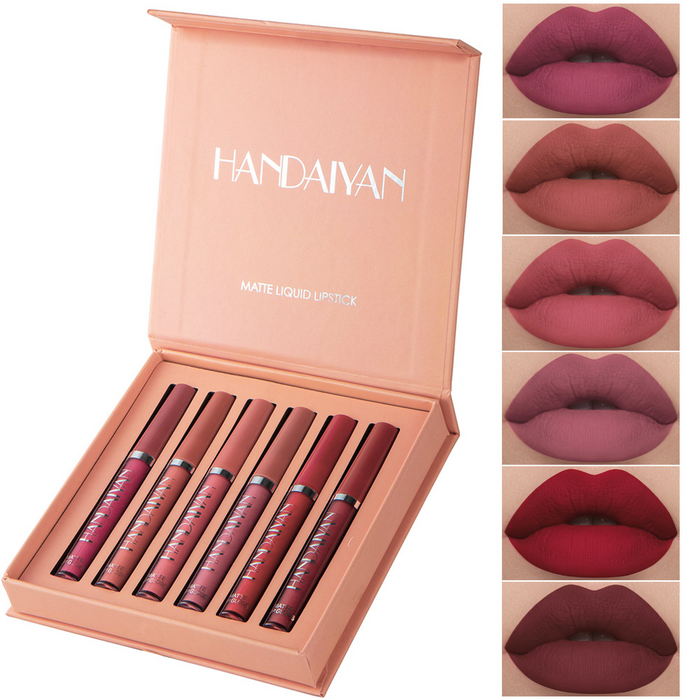 Matte Liquid Lipstick Set – 6 Shades