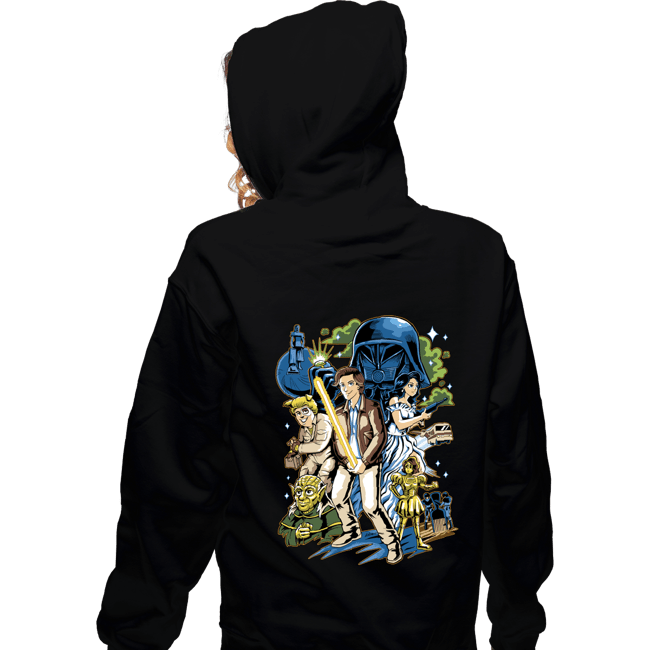 Zippered Hoodies, Unisex / Small / Black