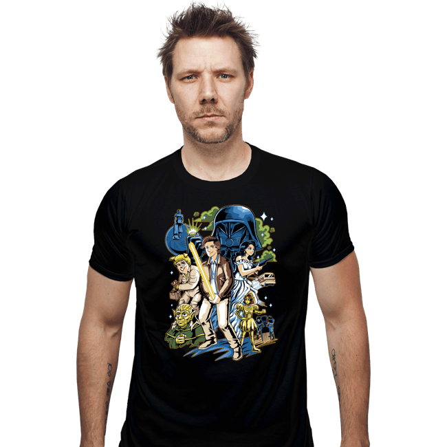 Daily_Deal_Shirts Fitted Shirts, Mens / Small / Black May The Schwartz Be With You