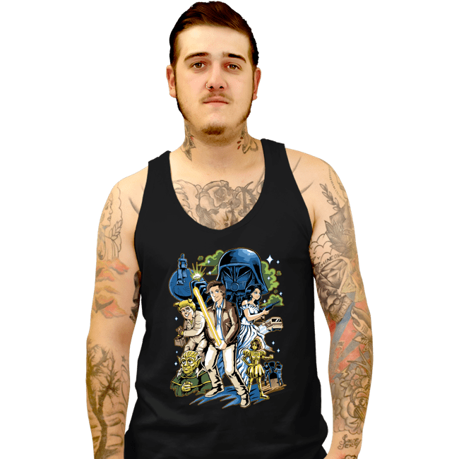 Tank Top, Unisex / Small / Black