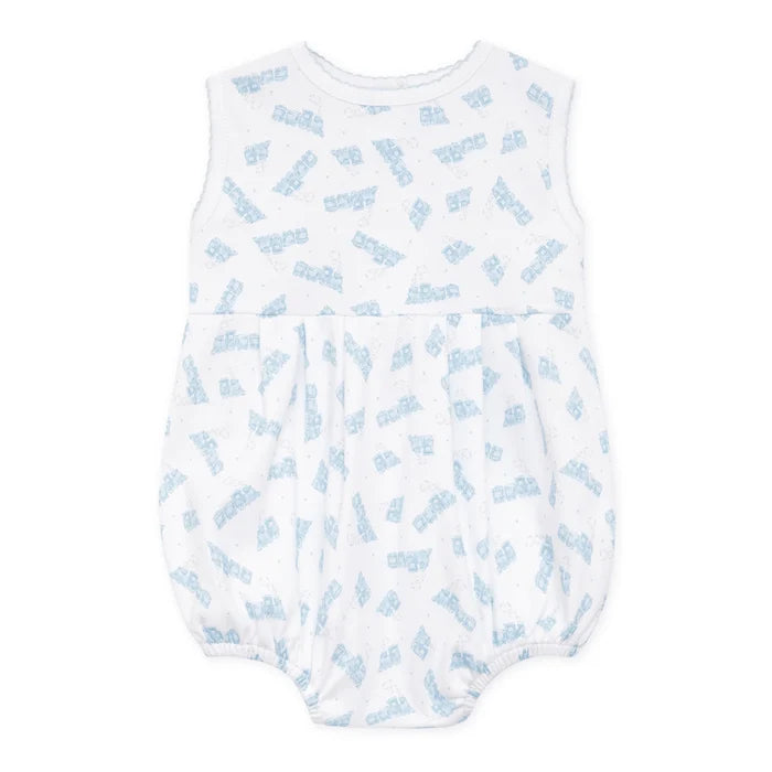 MB Choo Choo Train PRint Bubble-Lt. Blue