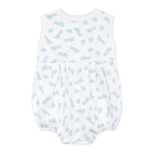 MB Choo Choo Train PRint Bubble-Lt. Blue