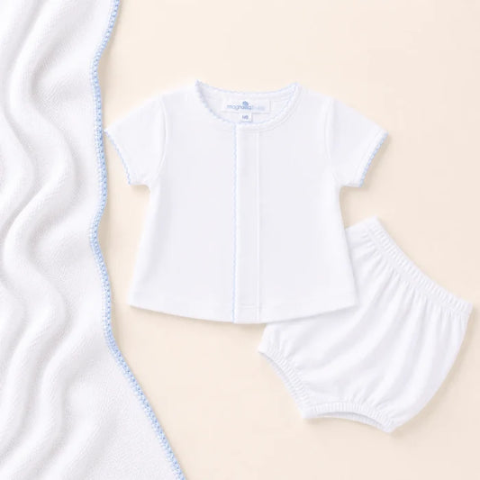 MB Essentials Diaper Set-White/Lt. Blue
