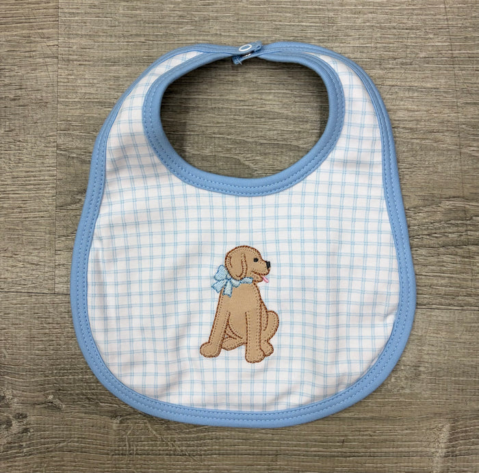 MB Puppy Playtime App. Bib-Blue