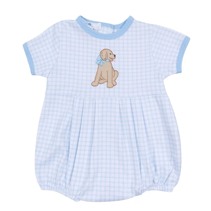 MB Puppy Playtime Applique Bubble-Blue
