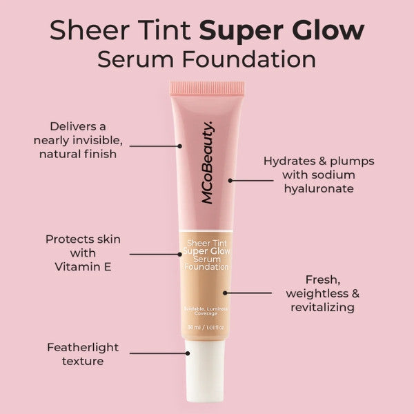 MCoBeauty Sheer Tint Super Glow Serum Foundation