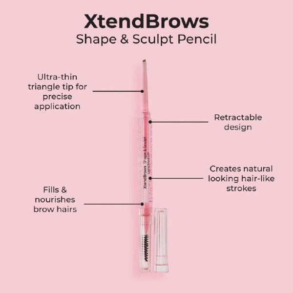 MCoBeauty Xtendbrows Shape & Sculpt Pencil