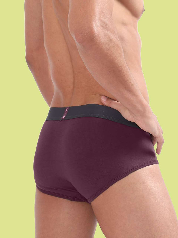 Men's Anti-Bacterial Micro Modal Brief in Contrast Waistband (Pack of 3)