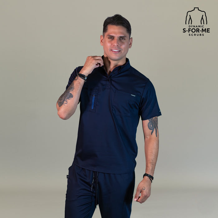 Men’s Butter Soft Touch Navy Blue Top Style 510