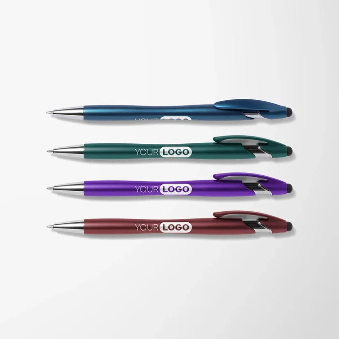 Metallic Recycled Vortex Stylus Pen