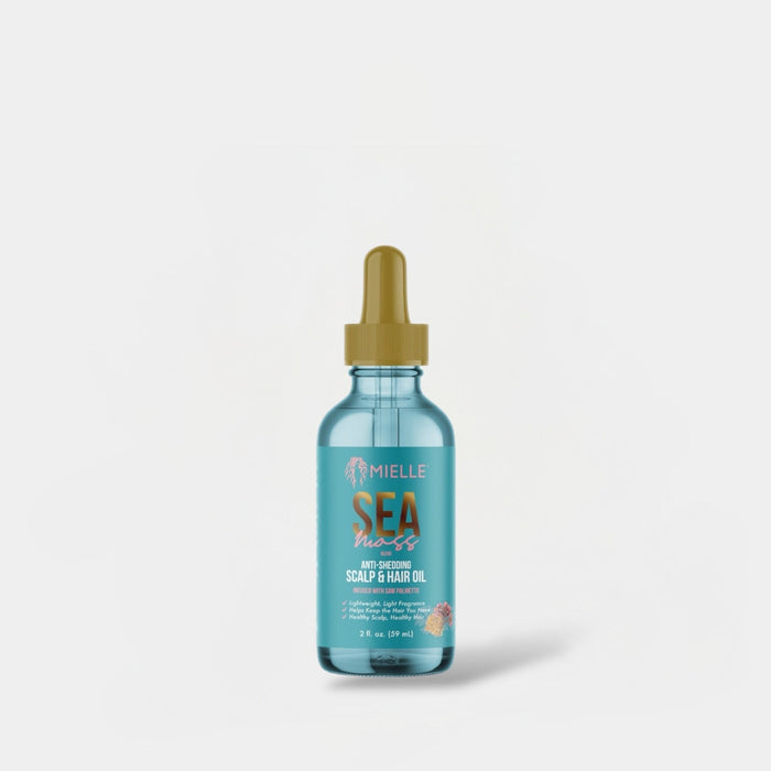 Mielle Organics Sea Moss Anti - Shedding Scalp & Hair Oil 59ml ماييل أورغانيكس زيت الشعر وفروة الرأس بعشب البحر لمكافحة تساقط الشعر - Princess Cosmetics Qatar