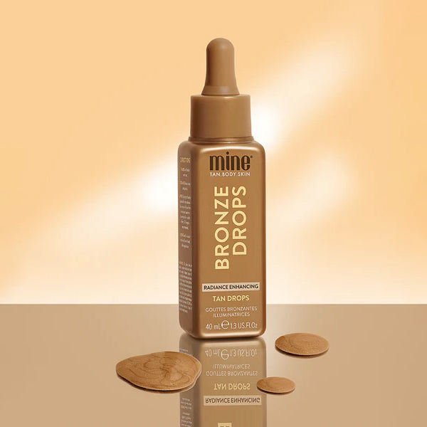 MINETAN Bronze Drops švytėjimo suteikiantys lašai