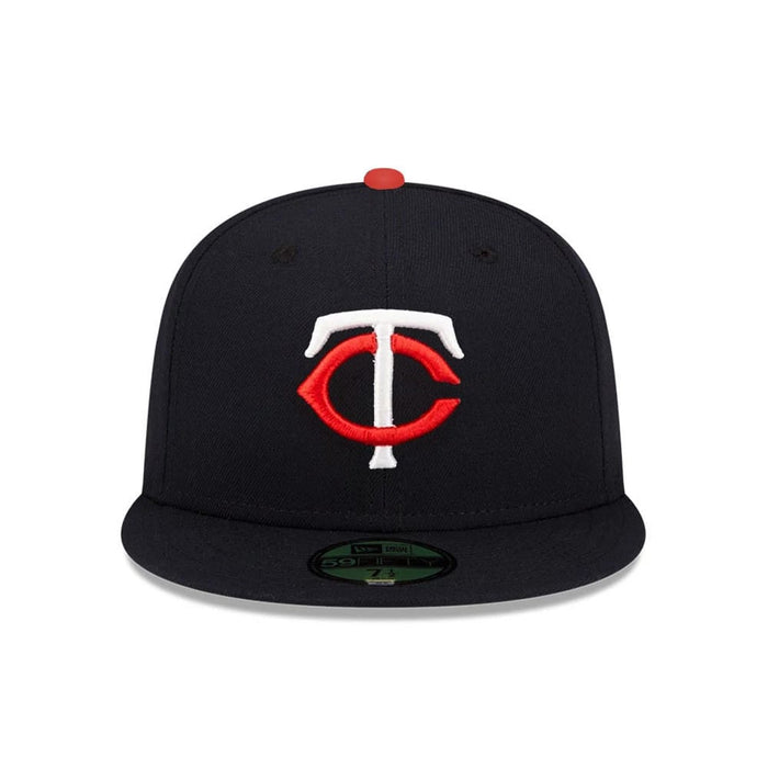 This is a Minnesota Twins MLB Authentic On Field Navy 59FIFTY Fitted Cap 2