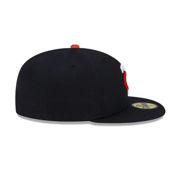 This is a Minnesota Twins MLB Authentic On Field Navy 59FIFTY Fitted Cap 5