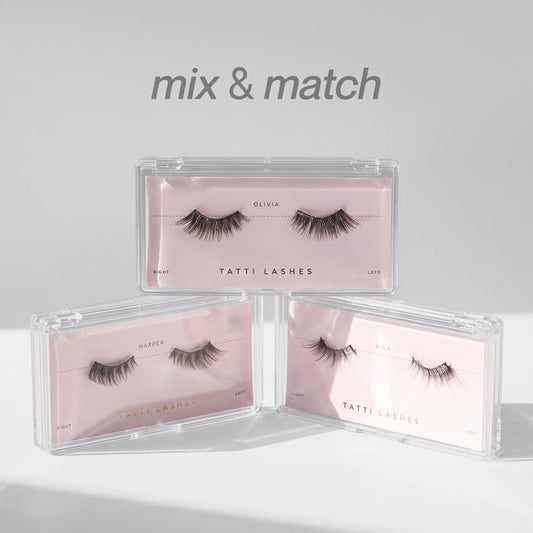 Mix & Match Pre-Glued Half Lash Bundle