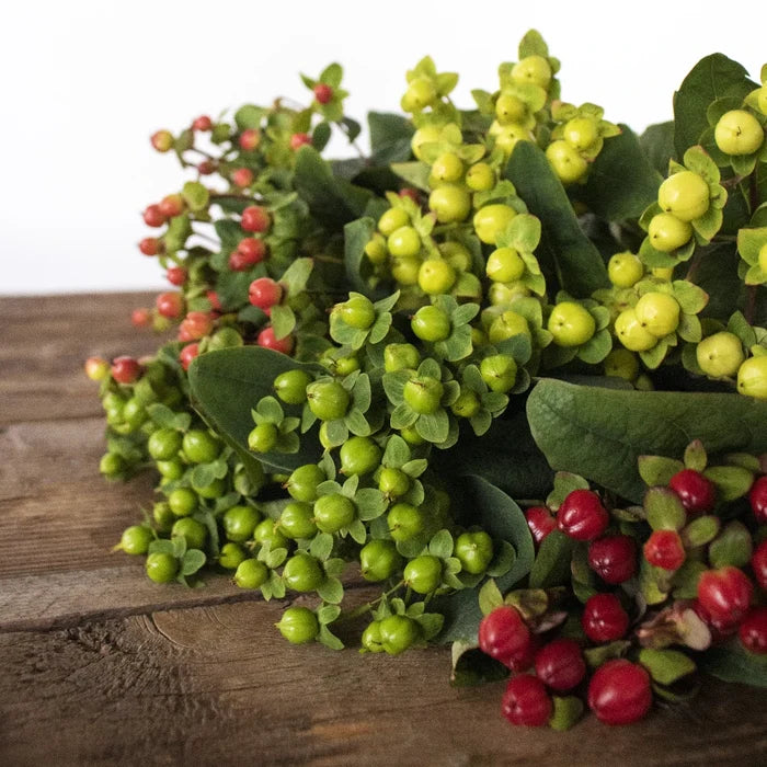 Assorted color hypericum berry DIY wedding flowers