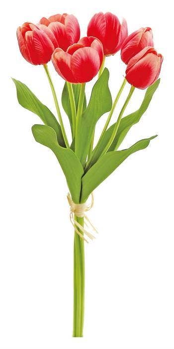 mixed tulip bundle, faux tulip stems, realistic artificial tulips, spring flower decor, artificial tulip bouquet, colorful faux flowers, small tulip arrangement, bundle of fake tulips, tulip stems for vase, spring faux floral