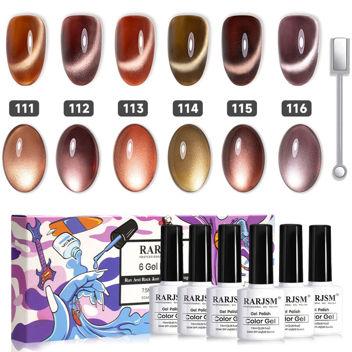 Moonlight Cat Eye Gel Nail Polish Set