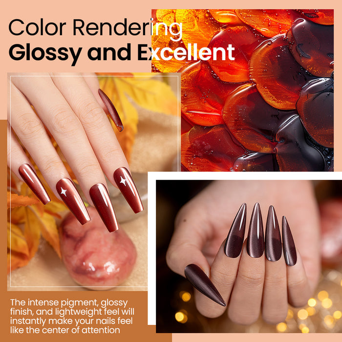 Moonlight Cat Eye Gel Nail Polish Set