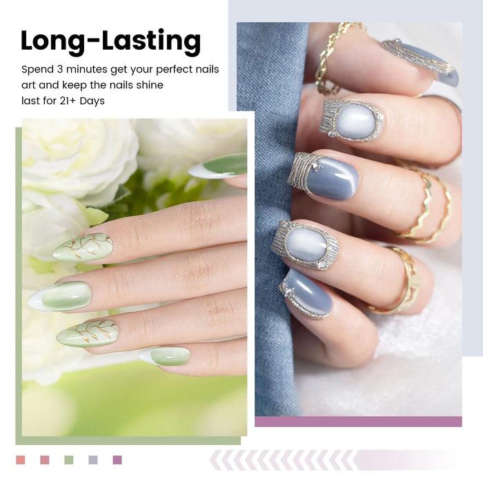 Moonlight Cat Eye Gel Nail Polish Set