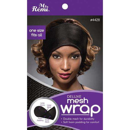 Ms. Remi Deluxe Mesh Wrap, 1 Count, Black